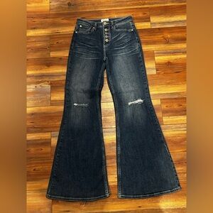 Shyanne Dark Wash Wide Leg Jeans
